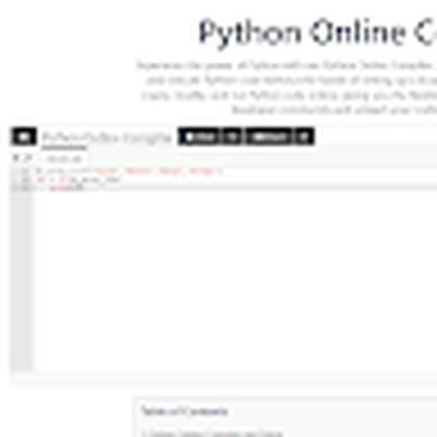 pyonline compiler