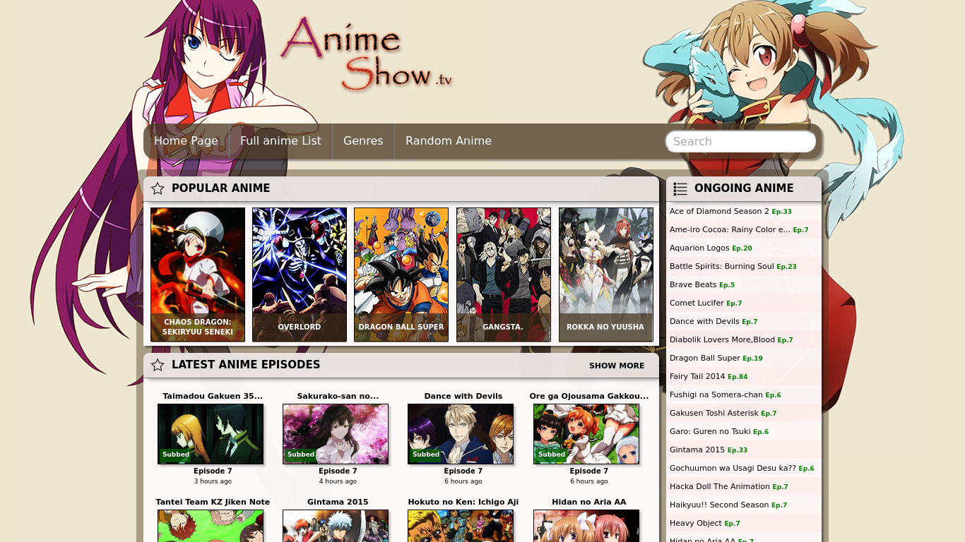 AnimeShow.tv, Watch Anime