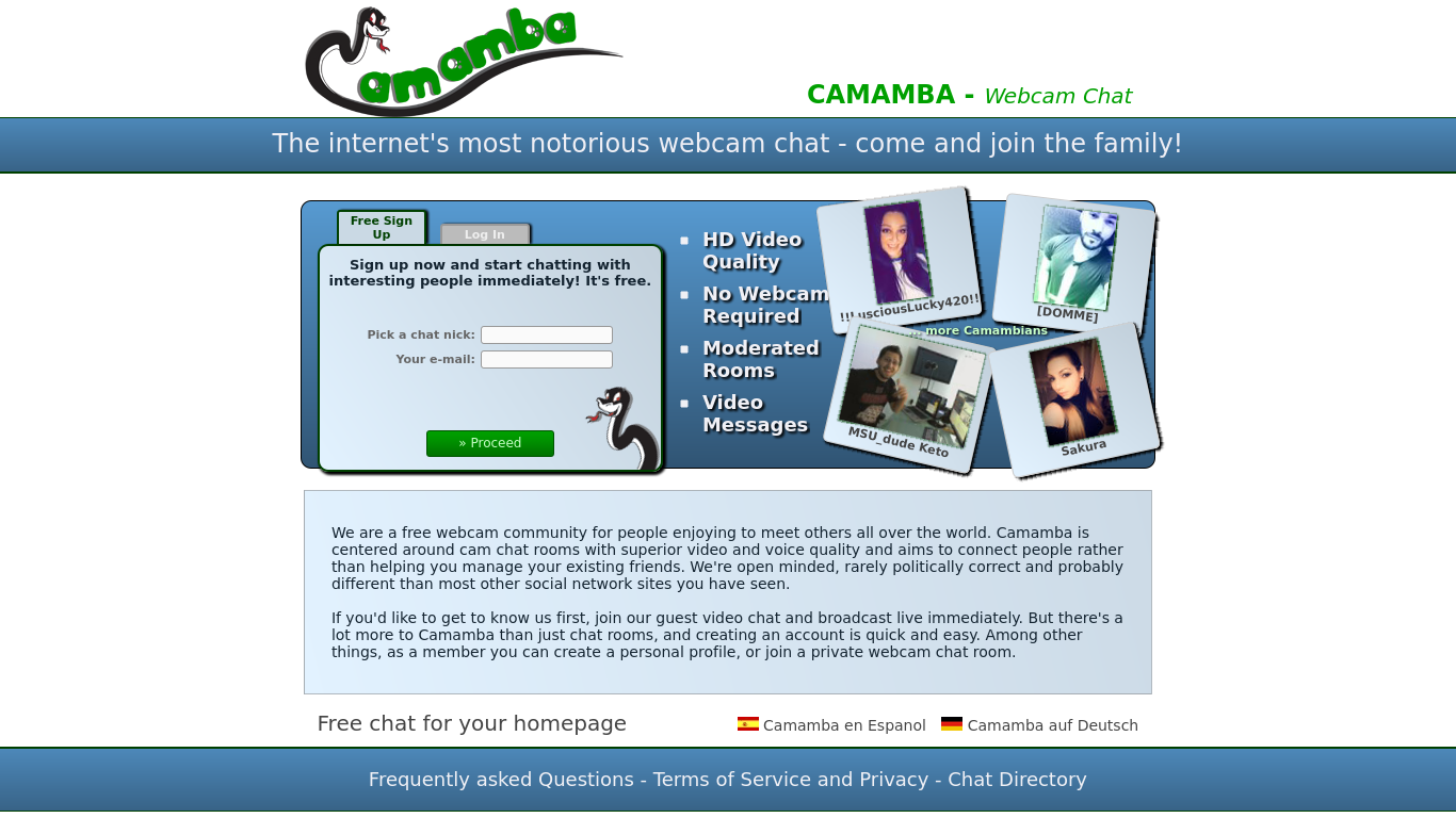 Free Video Chat Websites