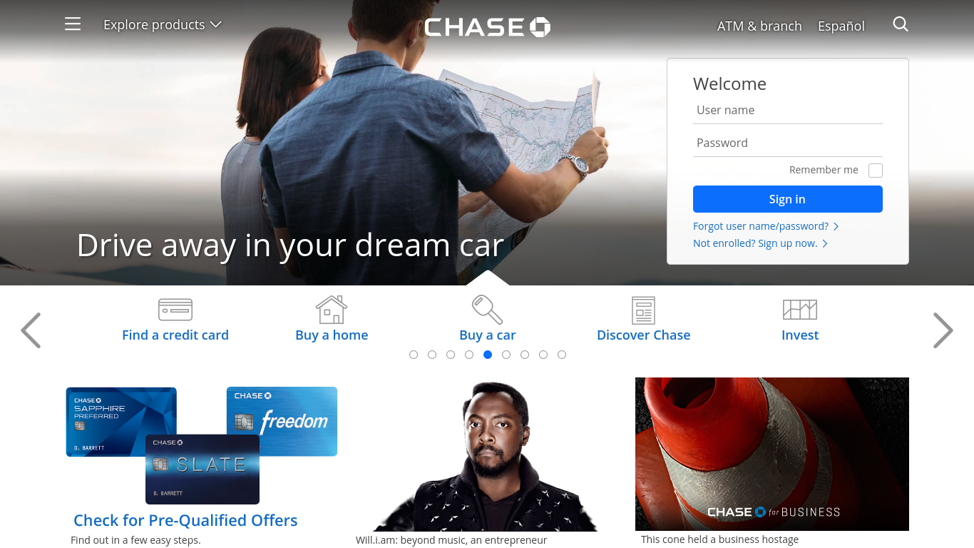 Chase Bank Alternatives