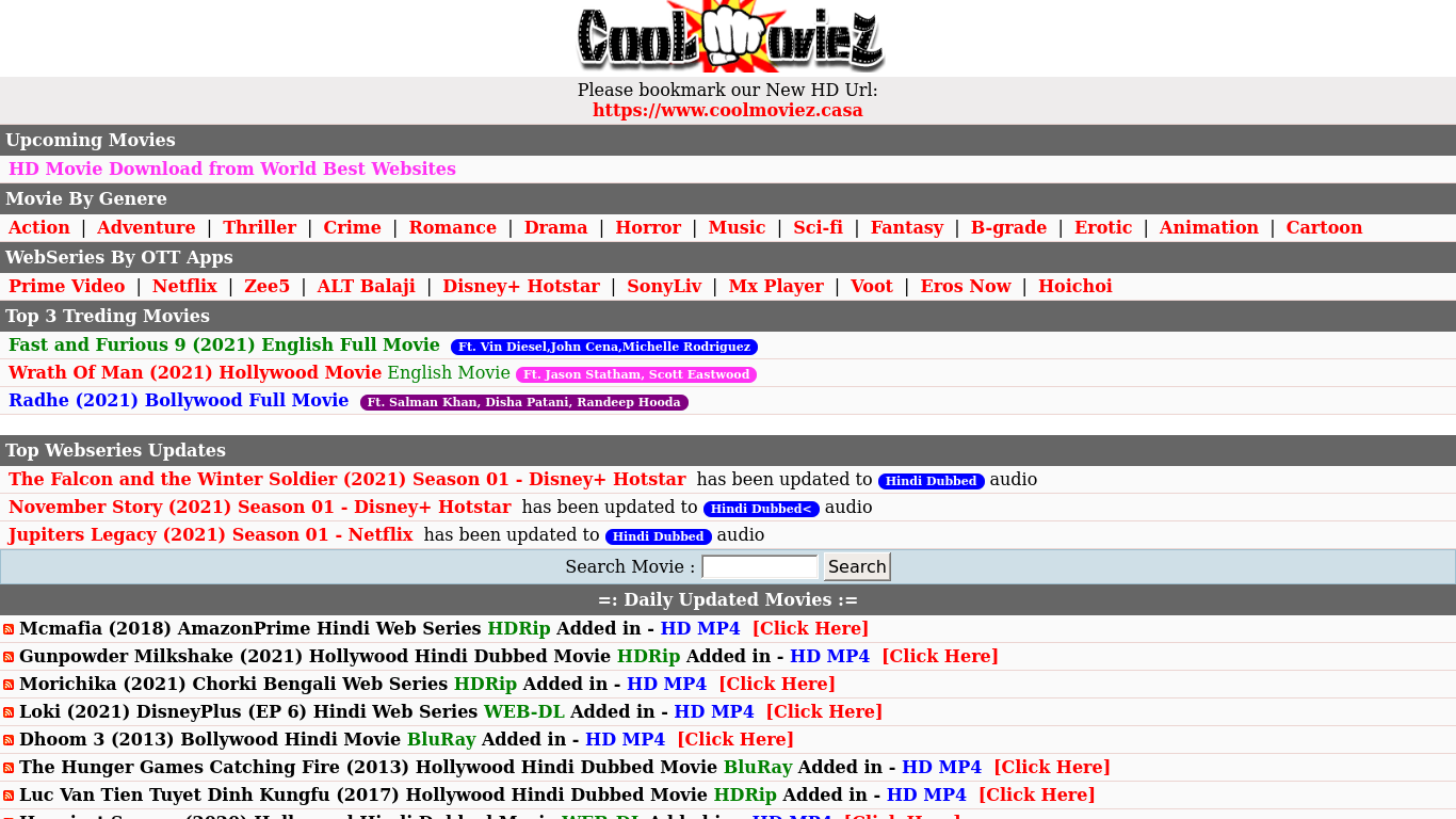 Coolmoviez casa