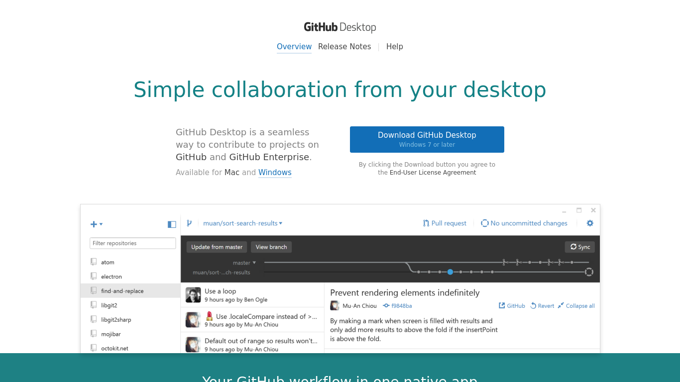 GITHUB desktop. Приложение GITHUB. GITHUB Windows.