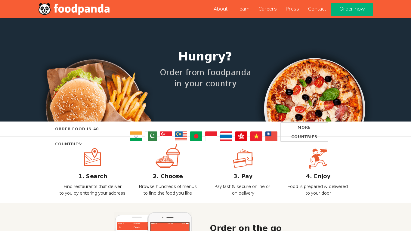 Hungry Team. Order food online nz. Order contact-free food. Foodpanda Billing Tool.