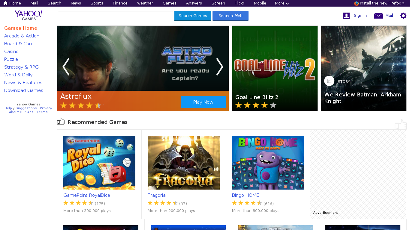 Yahoo Games