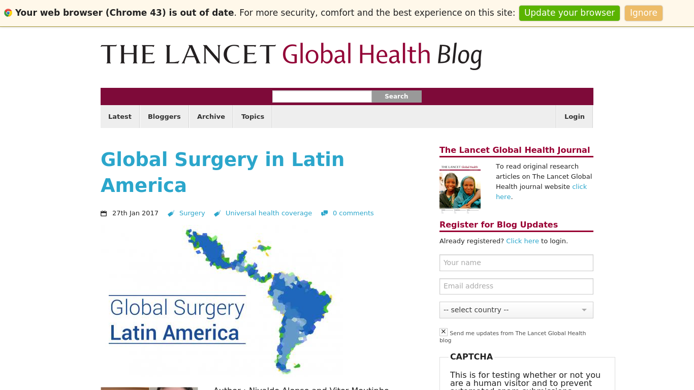 The Lancet Global Health Blog