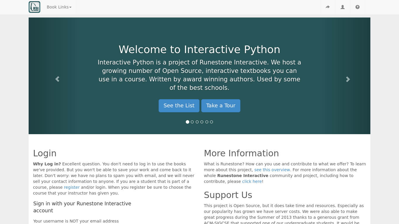 Interactive python