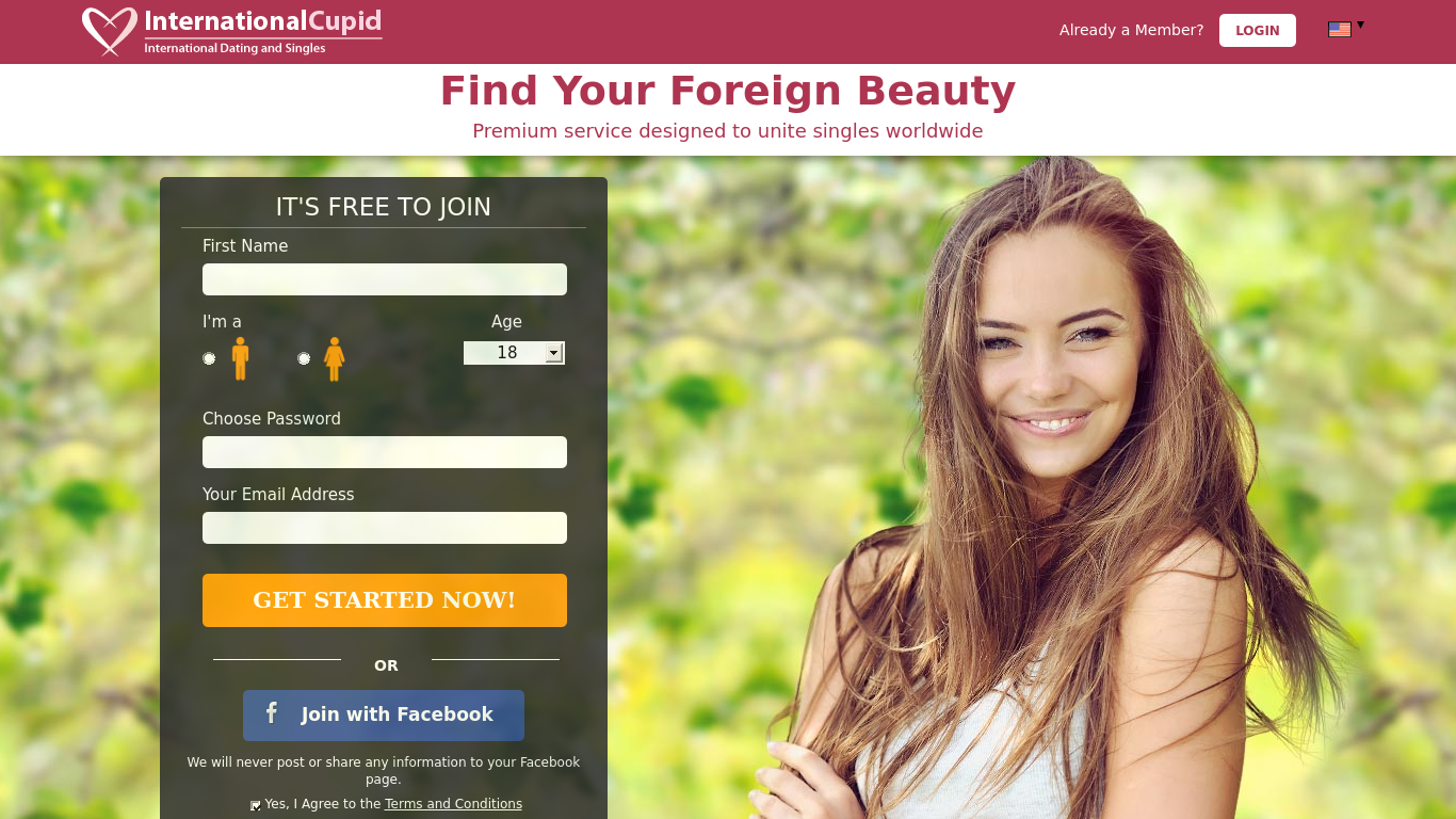 Иностранные сайты. Интернационал Купид. International Cupid site. Дейтинг.