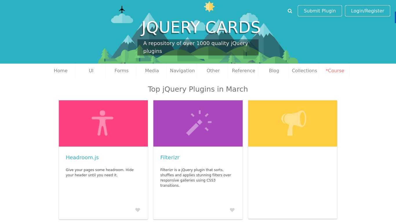 jQuery Cards