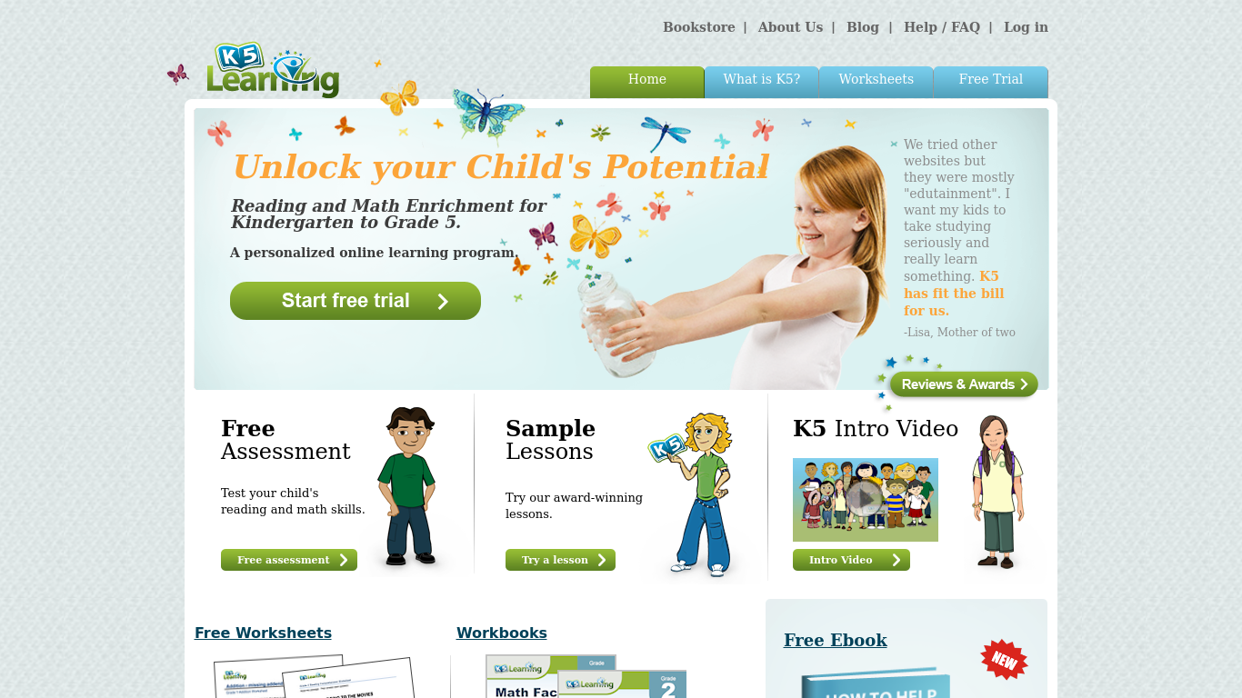 K5 Learning Math. Эдьютейнмент примеры. Try a skill. Try trial