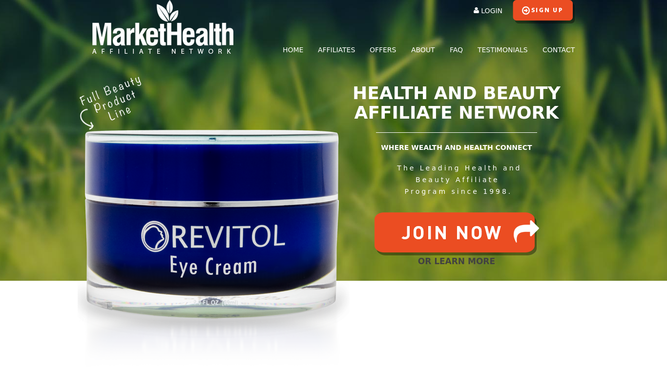 Now learn more. Natural Health affiliate programs.