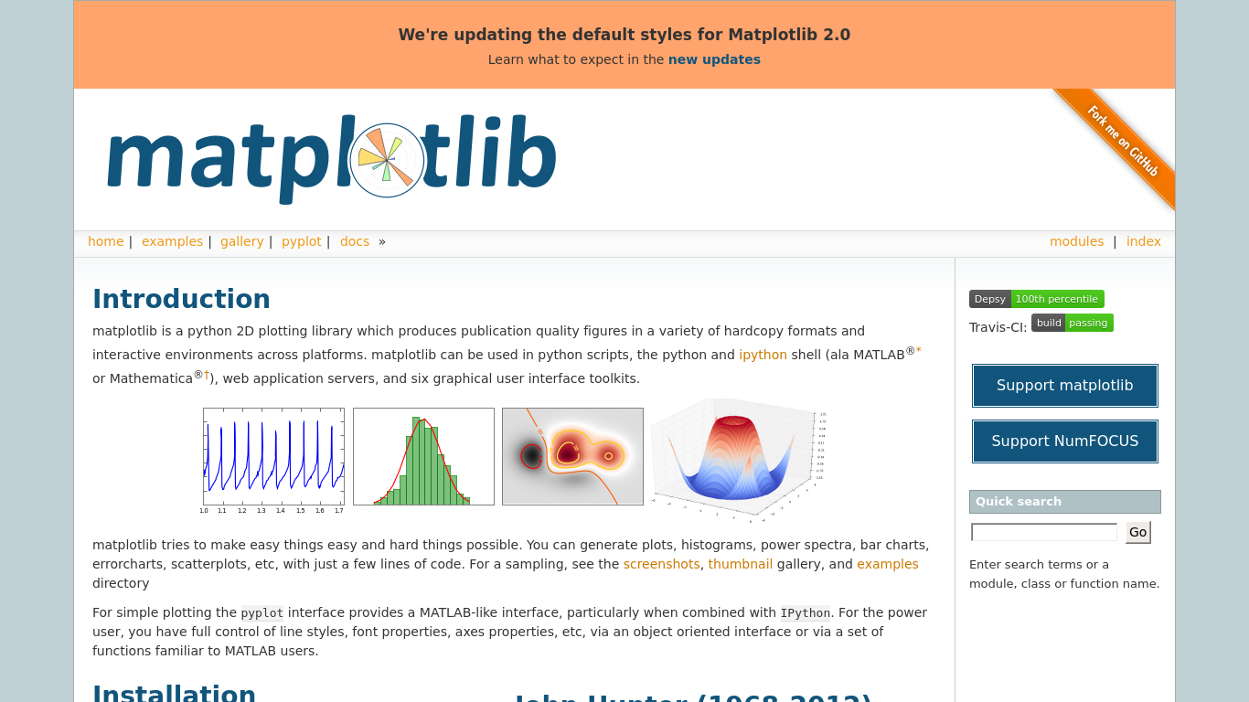 Тепловая карта matplotlib