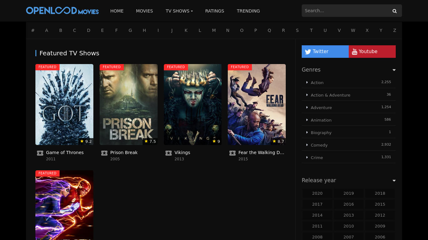 free download movies website like openload