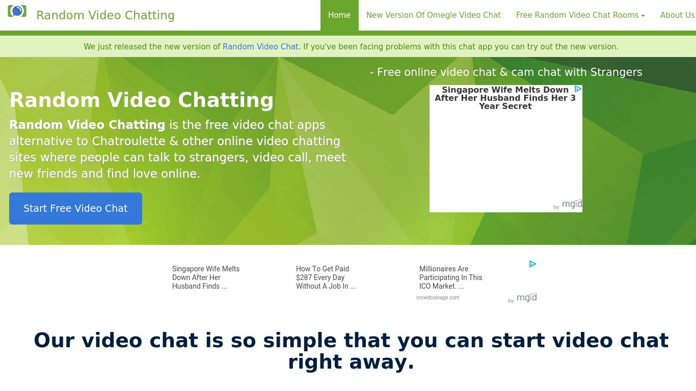 You will love our free video chat online. 