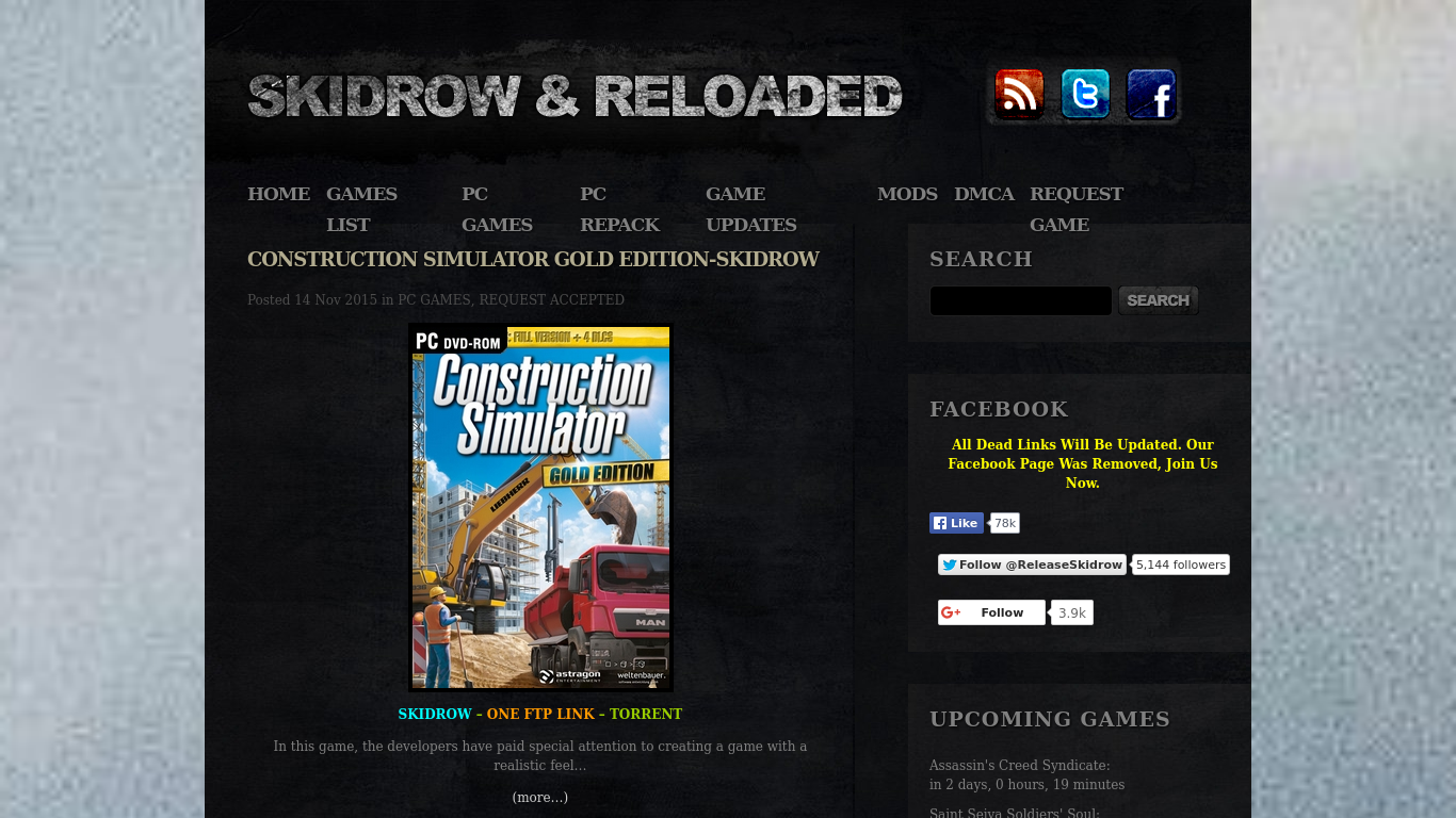 Download Games Pc Reloaded