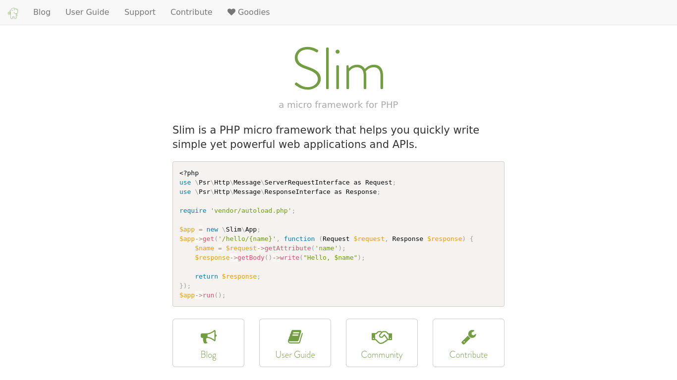 We do sites. Фреймворк php. Slim Framework. Micro Framework. API php.