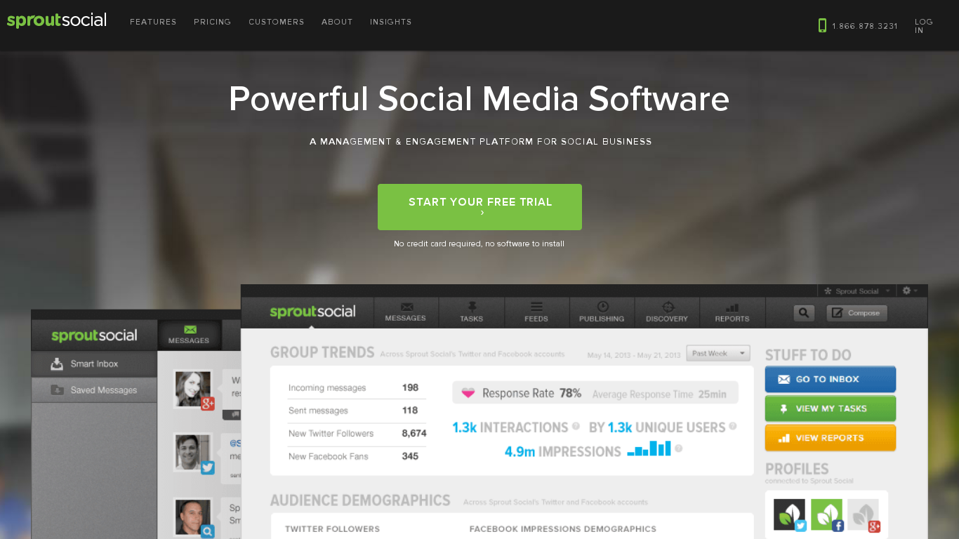 Install required software. Sprout social. Interactions 1 a1.1. View rate.