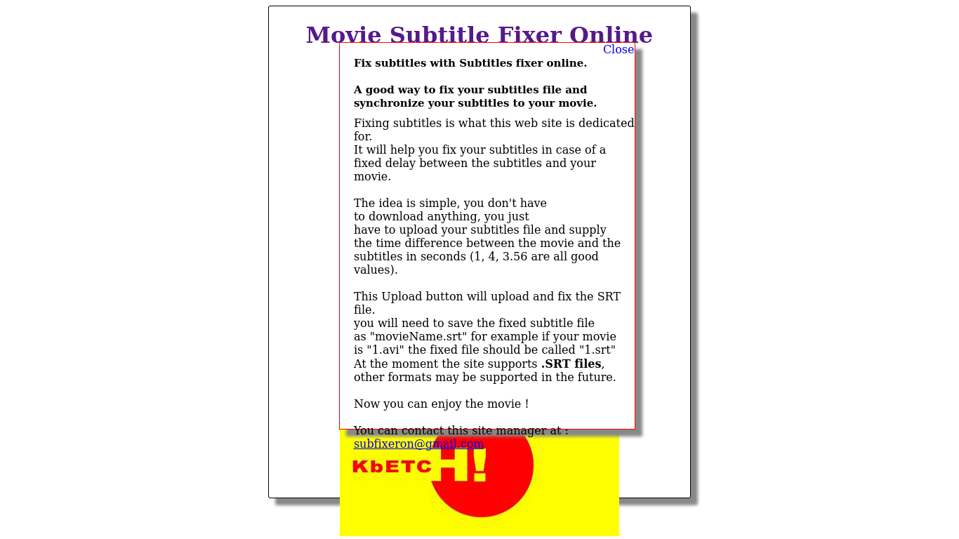 free online subtitle sync