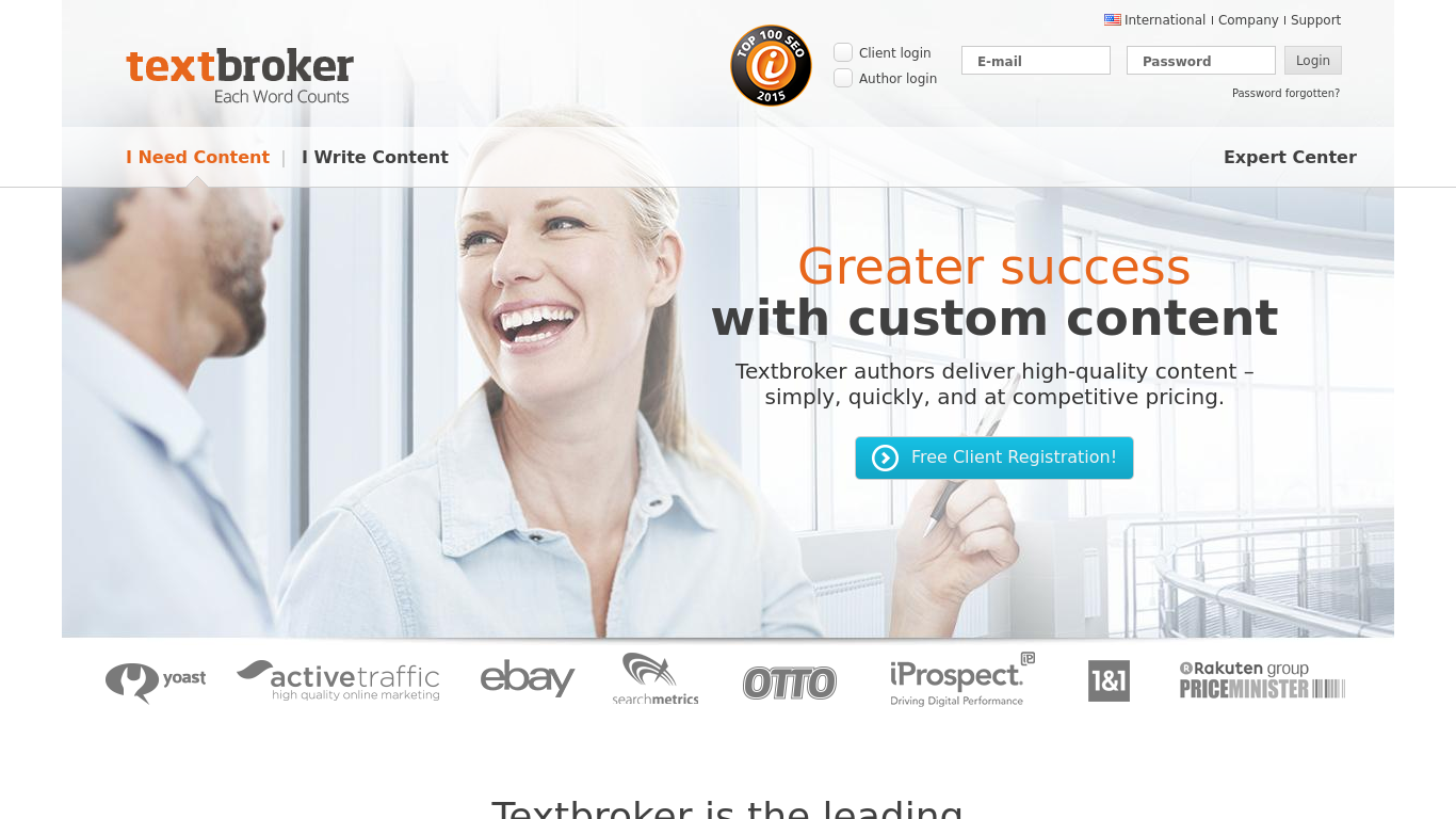 textbroker content and article writing service