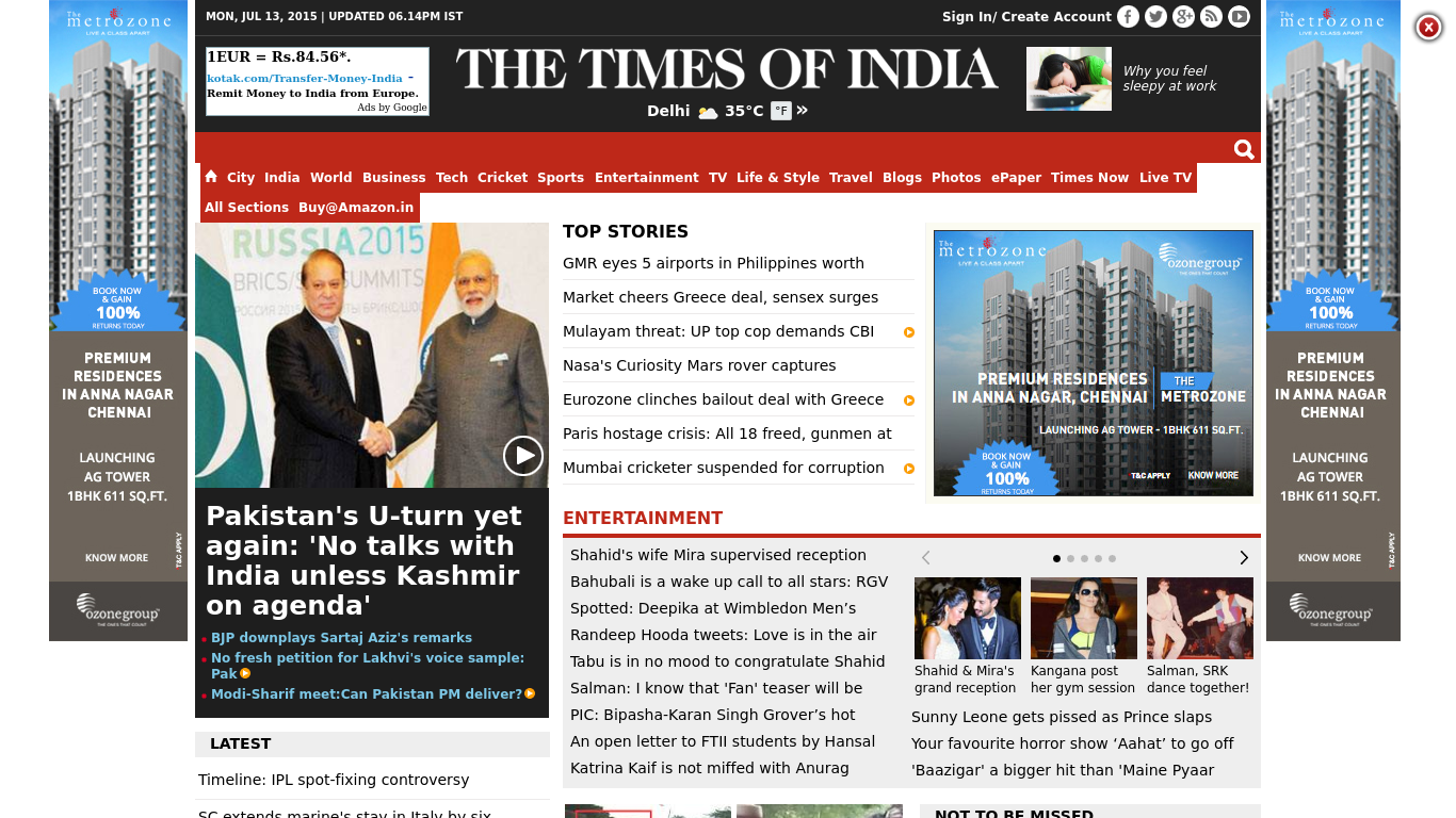 times india travel news