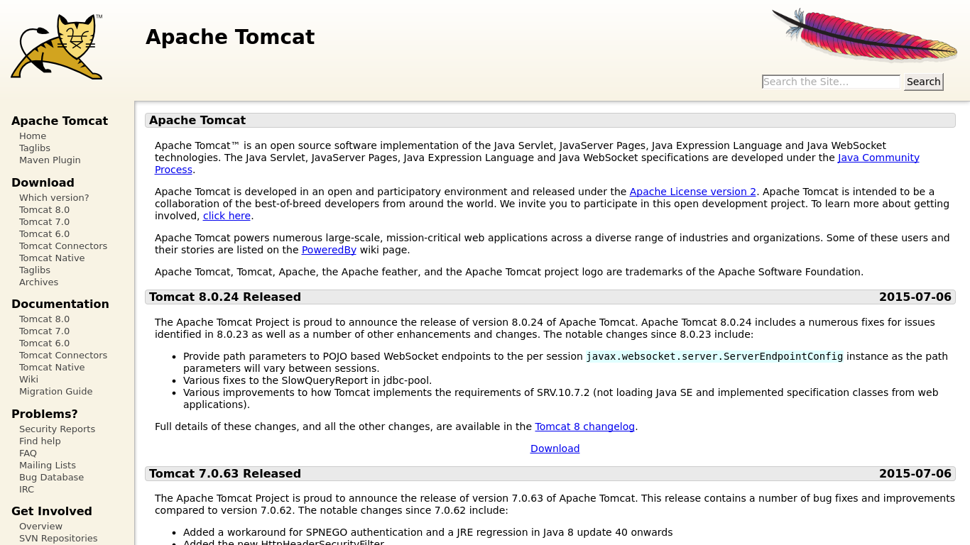 apache tomcat download for windows 7 32 bit