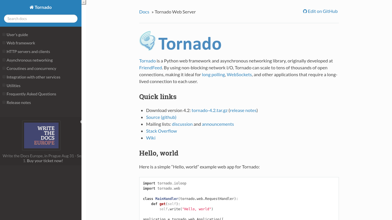 tornado rc website