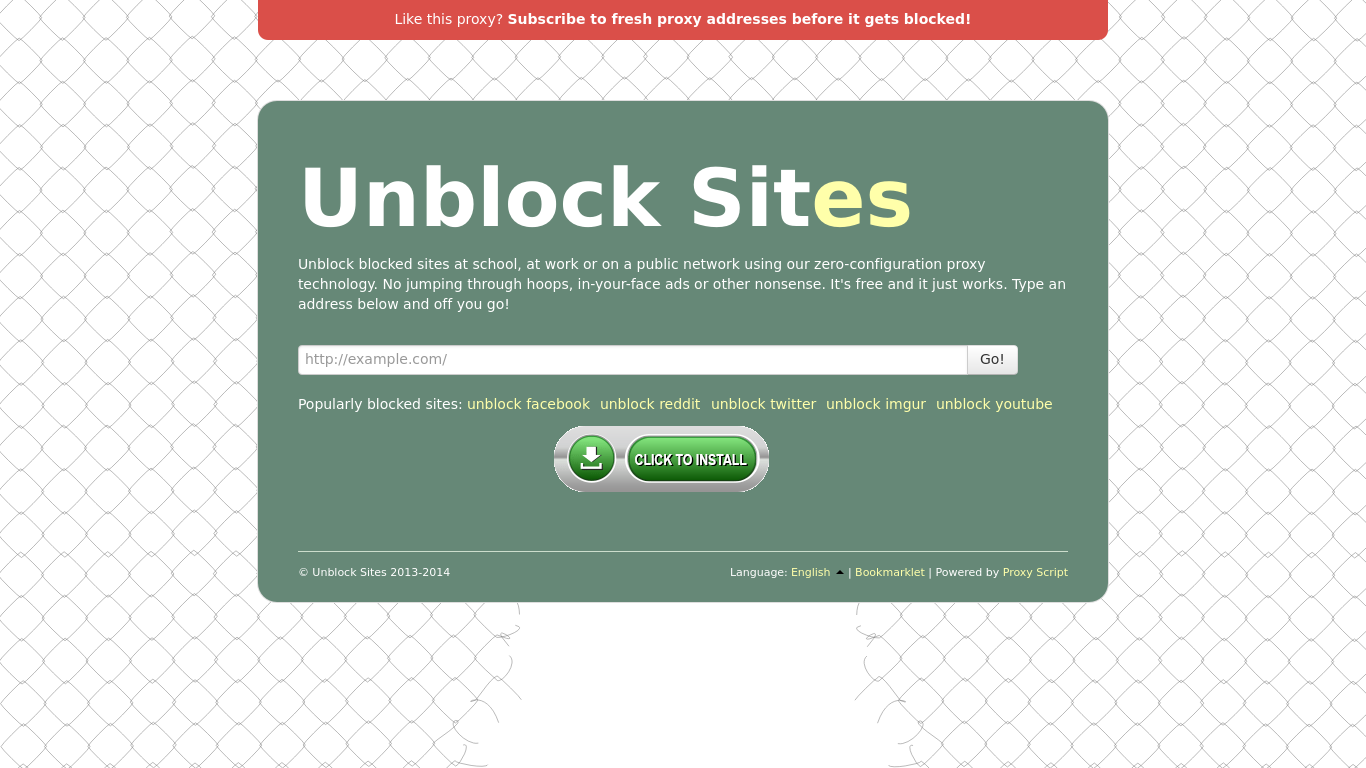 Website unblocker