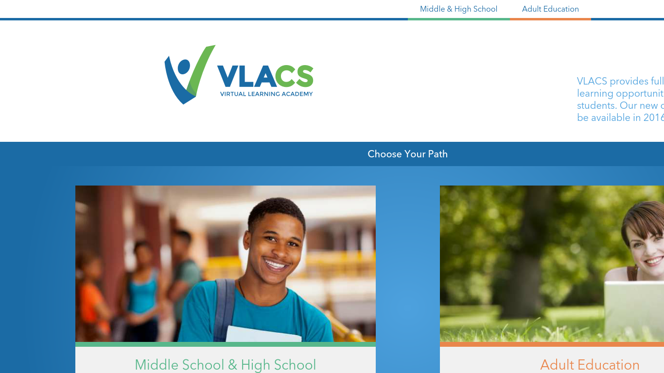 Virtual Learning Academy (VLACS)