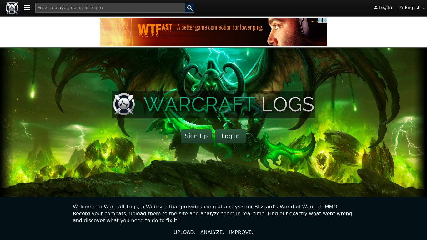 Wow logs