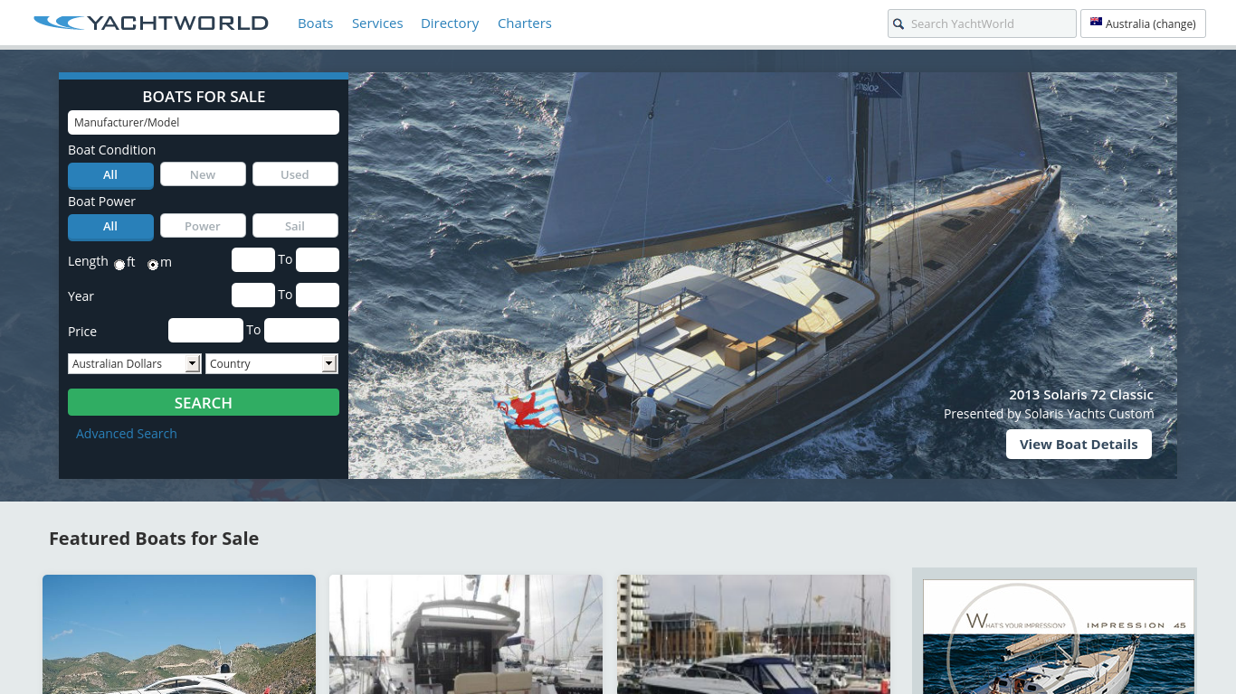 yacht world website
