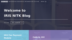blog.iris.nitk.ac.in Logo