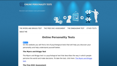 onlinepersonalitytests.org Logo